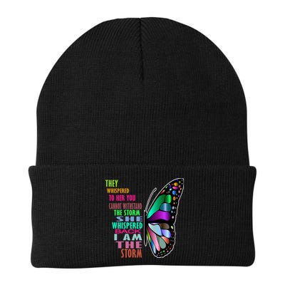 They Whispered To Her You Cannot Withstand The Storm Beanie