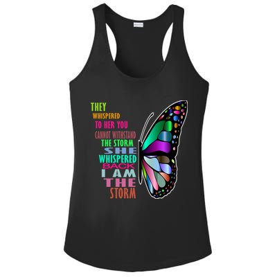 They Whispered To Her You Cannot Withstand The Storm Ladies PosiCharge Competitor Racerback Tank