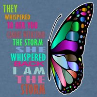 They Whispered To Her You Cannot Withstand The Storm Garment-Dyed Sweatshirt