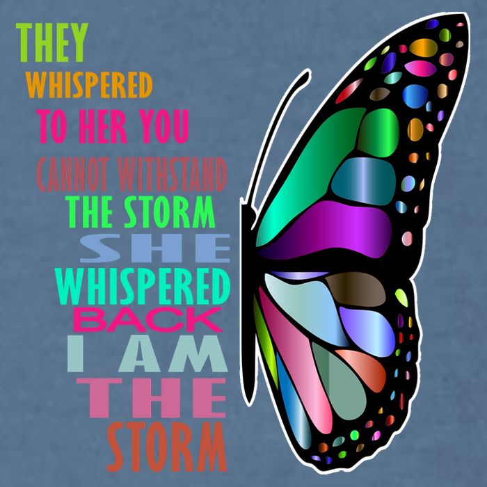 They Whispered To Her You Cannot Withstand The Storm Garment-Dyed Sweatshirt