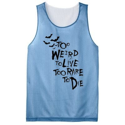 Too Weird To Live Rare To Die Hunter Thompson Mesh Reversible Basketball Jersey Tank