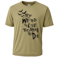 Too Weird To Live Rare To Die Hunter Thompson Cooling Performance Crew T-Shirt