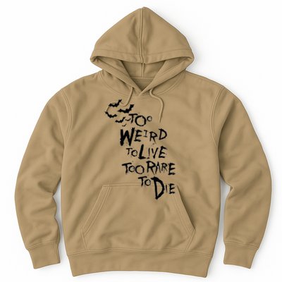 Too Weird To Live Rare To Die Hunter Thompson Hoodie