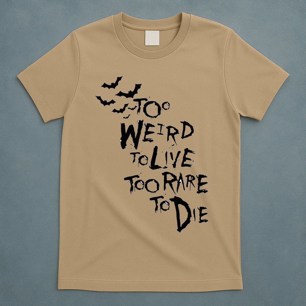 Too Weird To Live Rare To Die Hunter Thompson T-Shirt