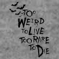 Too Weird To Live Rare To Die Hunter Thompson 7-Panel Snapback Hat