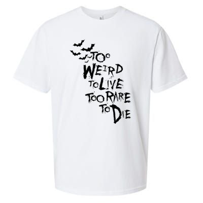 Too Weird To Live Rare To Die Hunter Thompson Sueded Cloud Jersey T-Shirt