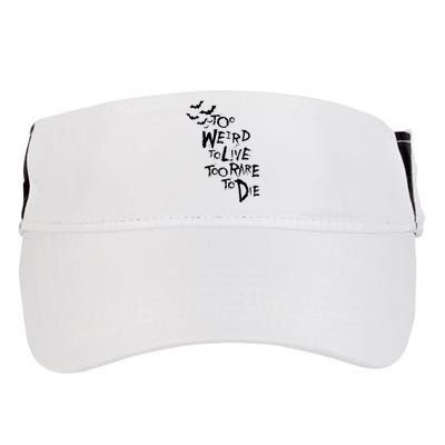 Too Weird To Live Rare To Die Hunter Thompson Adult Drive Performance Visor