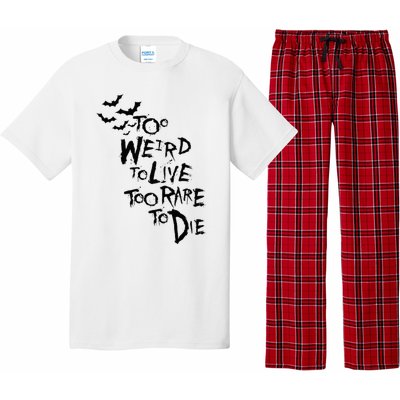 Too Weird To Live Rare To Die Hunter Thompson Pajama Set