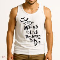 Too Weird To Live Rare To Die Hunter Thompson Tank Top