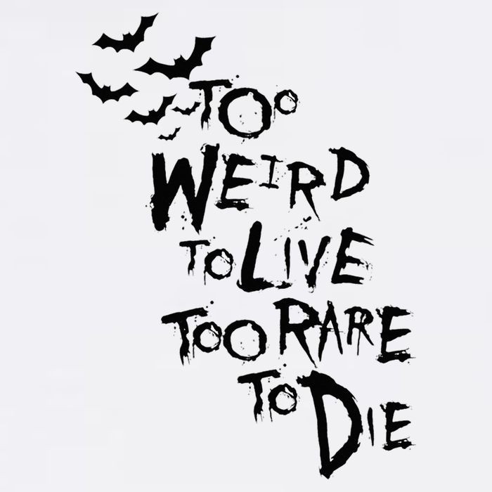 Too Weird To Live Rare To Die Hunter Thompson Cropped Pullover Crew
