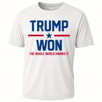 Trump Won The Whole World Knows It Cooling Performance Crew T-Shirt
