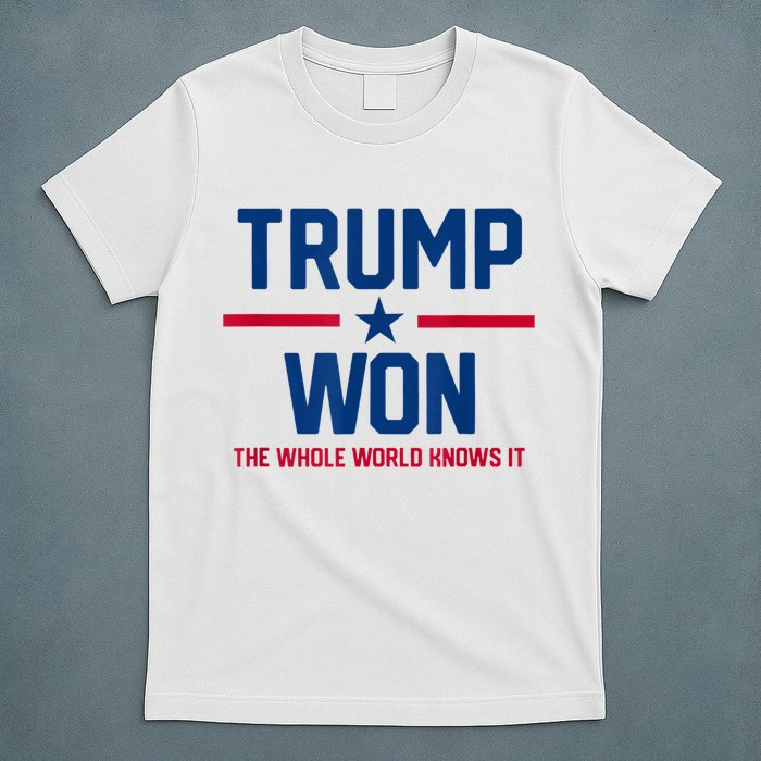 Trump Won The Whole World Knows It T-Shirt
