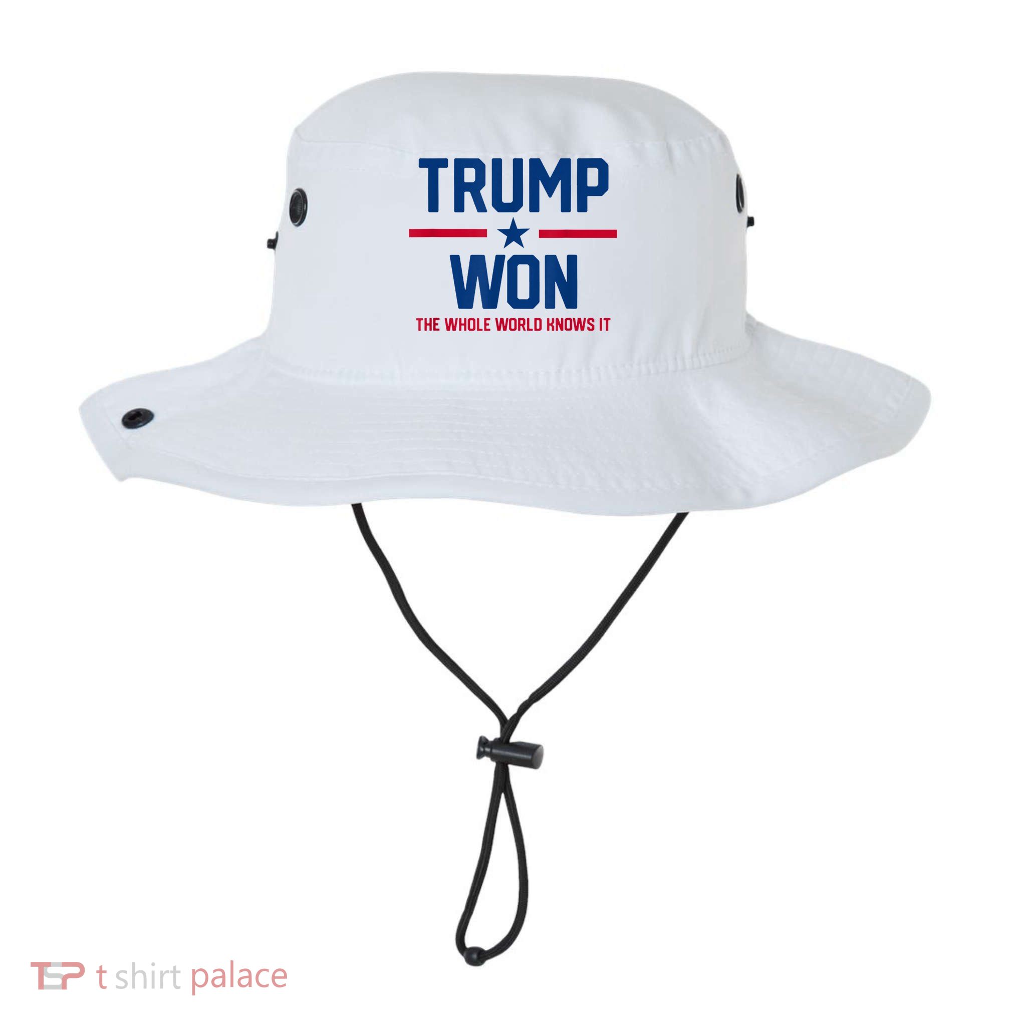 Trump Won The Whole World Knows It Bucket Hat