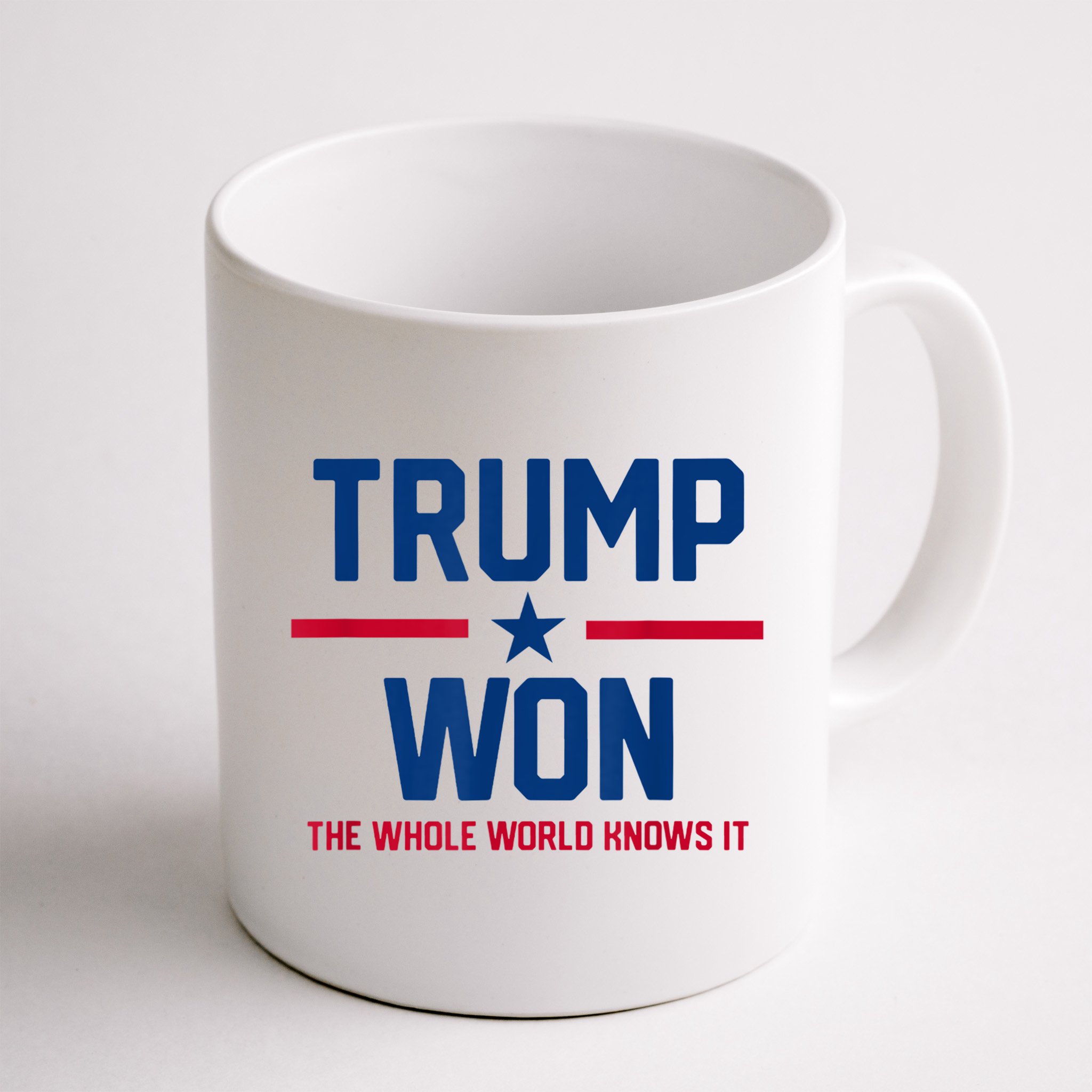 Trump Won The Whole World Knows It Mug