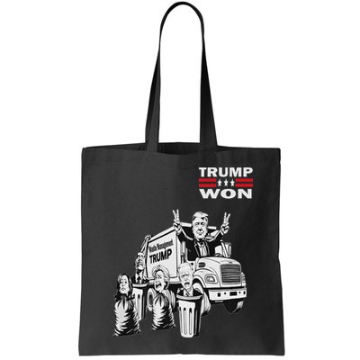 Trump Won Trump Waste Management Funny Trump Garbage Truck Bag