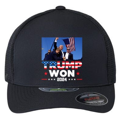 Trump Won Flexfit Unipanel Trucker Cap