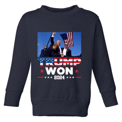 Trump Won Toddler Sweatshirt