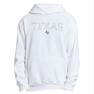 Texas Wo Texas State Map Flag Distressed Urban Pullover Hoodie