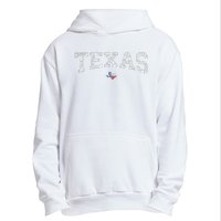 Texas Wo Texas State Map Flag Distressed Urban Pullover Hoodie