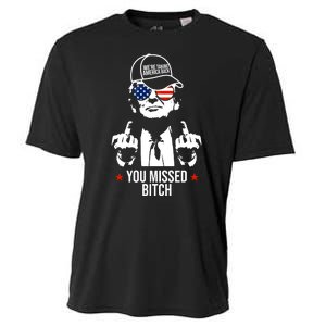 Trump Were Taking America Back You Missed Bitch Funny Cooling Performance Crew T-Shirt