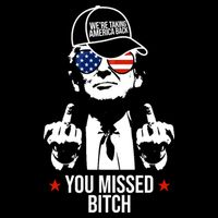 Trump Were Taking America Back You Missed Bitch Funny Flatbill Hat