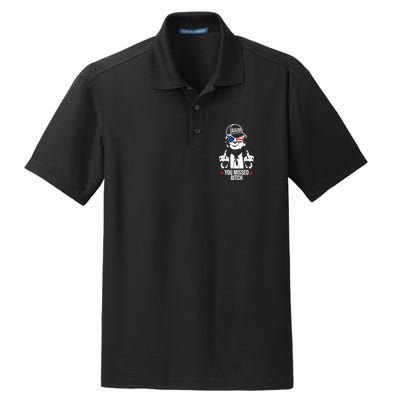 Trump Were Taking America Back You Missed Bitch Funny Dry Zone Grid Polo
