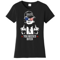 Trump Were Taking America Back You Missed Bitch Funny Women's T-Shirt