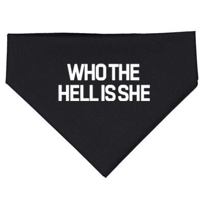 Thenessanation Who The Hell Is She USA-Made Doggie Bandana