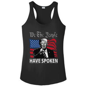 Trump We The People Have Spoken Ladies PosiCharge Competitor Racerback Tank