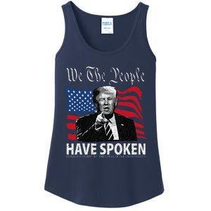 Trump We The People Have Spoken Ladies Essential Tank