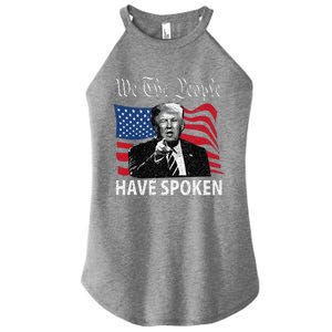 Trump We The People Have Spoken Women's Perfect Tri Rocker Tank