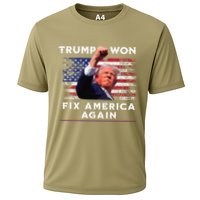 Trump Won Cooling Performance Crew T-Shirt
