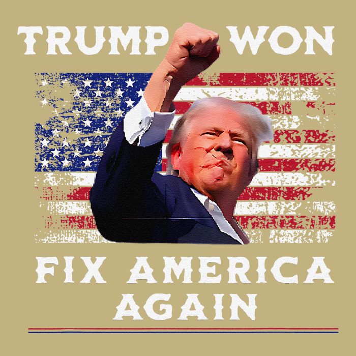Trump Won Cooling Performance Crew T-Shirt