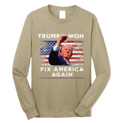 Trump Won Long Sleeve Shirt