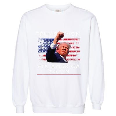 Trump Won Garment-Dyed Sweatshirt