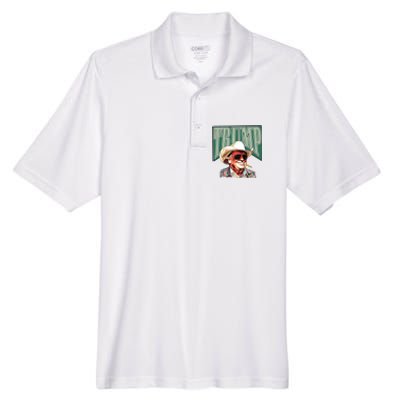 Trump Western Trump Cowboy Make America Great Trump Daddy Men's Origin Performance Pique Polo