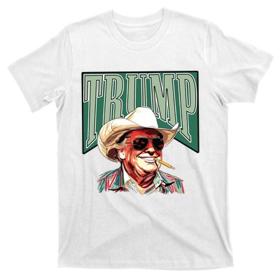 Trump Western Trump Cowboy Make America Great Trump Daddy T-Shirt