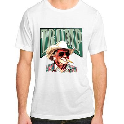 Trump Western Trump Cowboy Make America Great Trump Daddy Adult ChromaSoft Performance T-Shirt