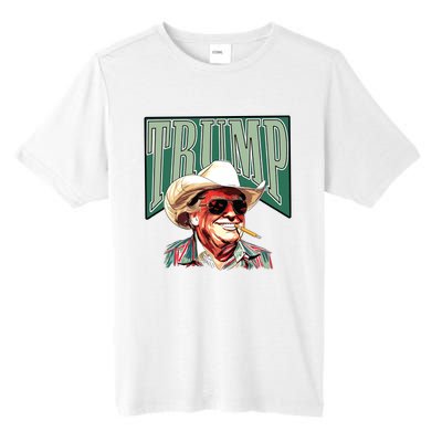 Trump Western Trump Cowboy Make America Great Trump Daddy Tall Fusion ChromaSoft Performance T-Shirt