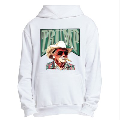 Trump Western Trump Cowboy Make America Great Trump Daddy Urban Pullover Hoodie