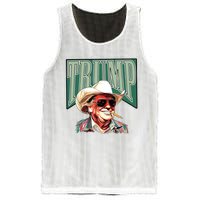 Trump Western Trump Cowboy Make America Great Trump Daddy Mesh Reversible Basketball Jersey Tank