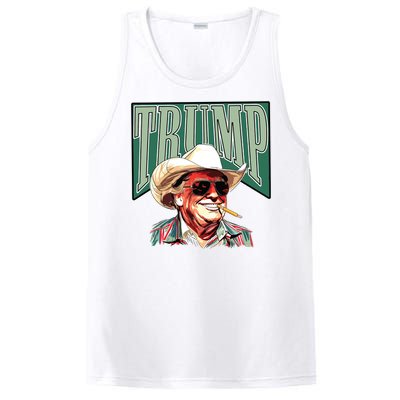 Trump Western Trump Cowboy Make America Great Trump Daddy PosiCharge Competitor Tank