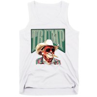 Trump Western Trump Cowboy Make America Great Trump Daddy Tank Top