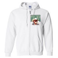 Trump Western Trump Cowboy Make America Great Trump Daddy Full Zip Hoodie