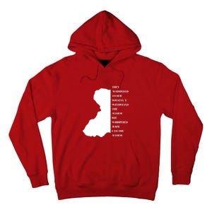 They Whispered To Her You Can't Withstand The Storm Black History Month Tall Hoodie