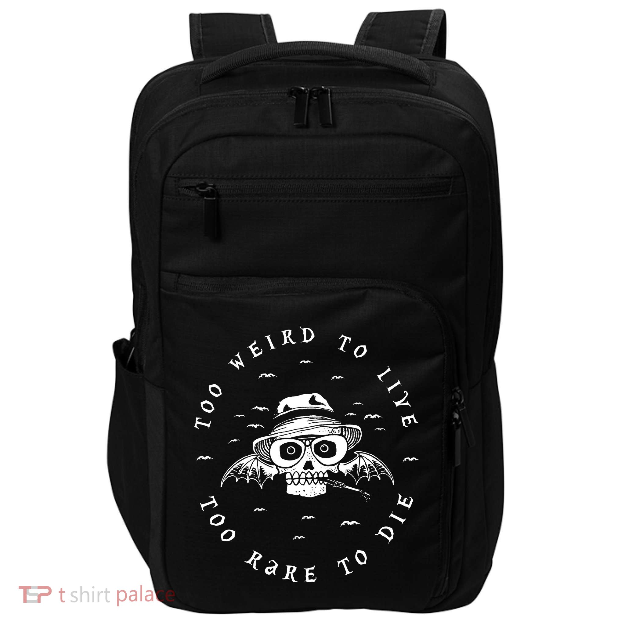 Too Weird To Live Too Rare To Die Impact Tech Backpack