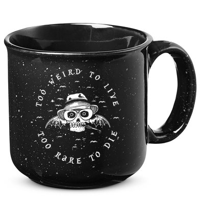 Too Weird To Live Too Rare To Die 15oz Campfire Ceramic Mug