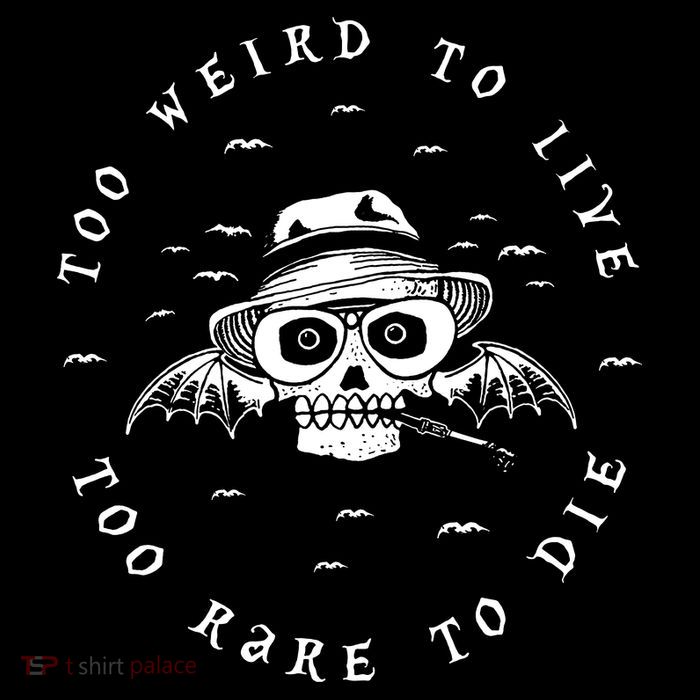 Too Weird To Live Too Rare To Die Pom Pom 12in Knit Beanie