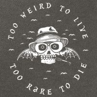 Too Weird To Live Too Rare To Die Cotton Canvas Backpack