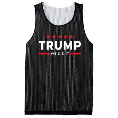 Trump Won Trump President Trump We Did It Daddys Home Mesh Reversible Basketball Jersey Tank